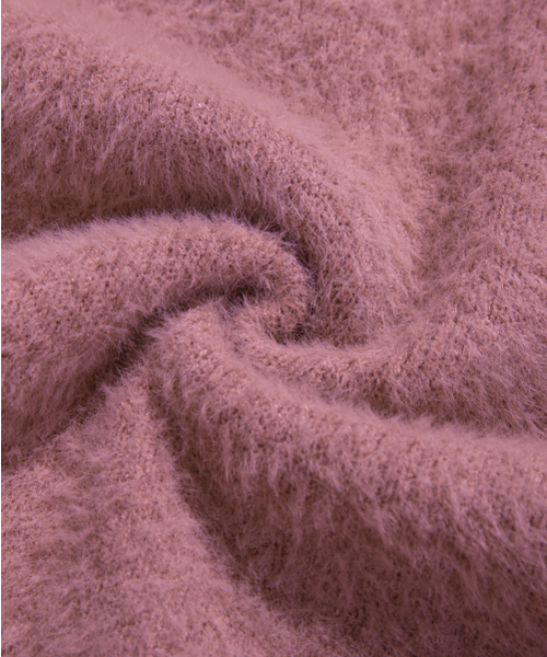 DIMITRI BLACK（ディミトリブラック）の「エッセンシャルヘアリー ハーフジップニット_ピンク（ニット/セーター・レディース・その他・LARGE/X-LARGE/SMALL/MEDIUM）」の9枚目の写真