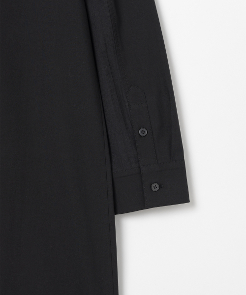 MILLO WOMEN（ミロウーマン）の「レイヤーコットンロングシャツ[ブラック]（シャツ/ブラウス・レディース・その他・MEDIUM/SMALL）」の7枚目の写真