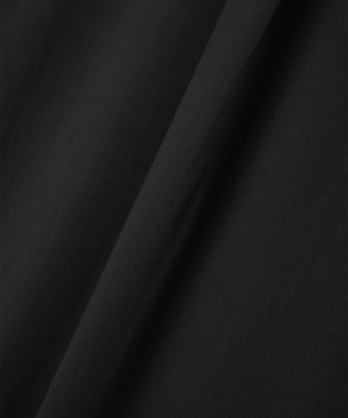 MILLO WOMEN（ミロウーマン）の「レイヤーコットンロングシャツ[ブラック]（シャツ/ブラウス・レディース・その他・MEDIUM/SMALL）」の9枚目の写真