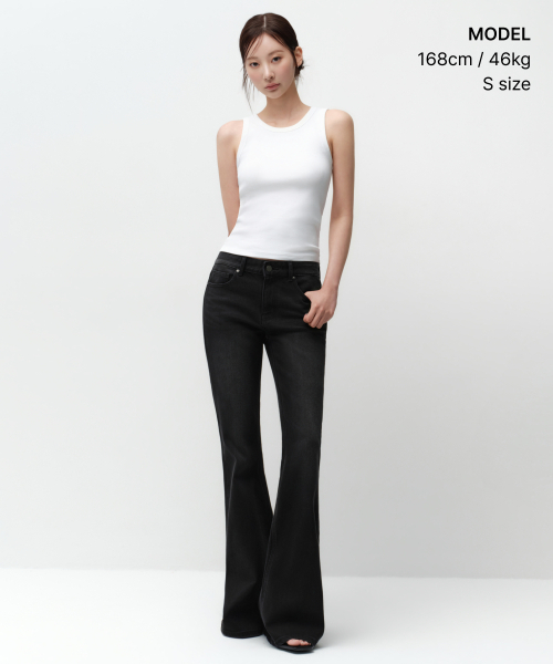 MUSINSA STANDARD WOMAN（ムシンサスタンダードウーマン）の「ウィメンズエッセンシャルタンクトップ[ホワイト]（Tシャツ/カットソー・レディース・その他・SMALL/MEDIUM/LARGE/X-LARGE/X-SMALL）」の3枚目の写真