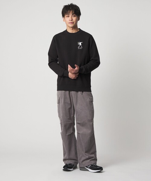 A DAY IN THE LIFE UNITED ARROWS(アデイインザライフユナイテッドアローズ)の「<BRANDALISED × A DAY IN THE LIFE >バンクシー ワンポイント スウェット(スウェット・メンズ・グレー系/ブラック・L/M)」の4枚目の写真