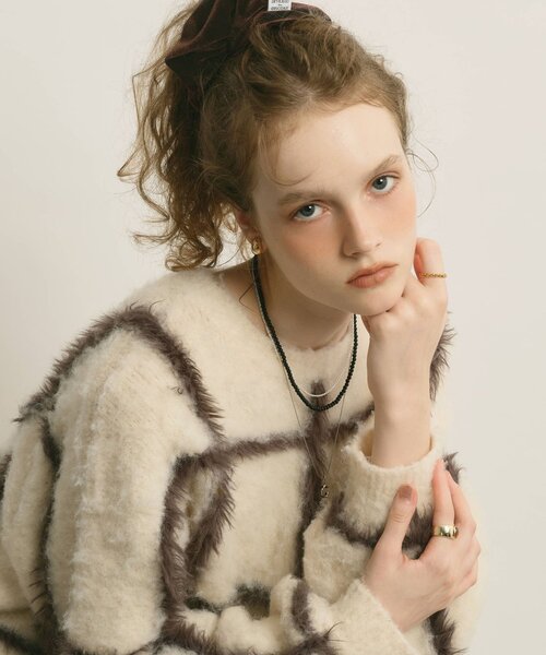 DISCOAT（ディスコート）の「【amulle by DISCOAT】カラービーズネックレス（ネックレス・レディース・レッド/アイボリー/ブラック・FREE）」の16枚目の写真