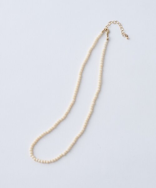 DISCOAT（ディスコート）の「【amulle by DISCOAT】カラービーズネックレス（ネックレス・レディース・レッド/アイボリー/ブラック・FREE）」の7枚目の写真