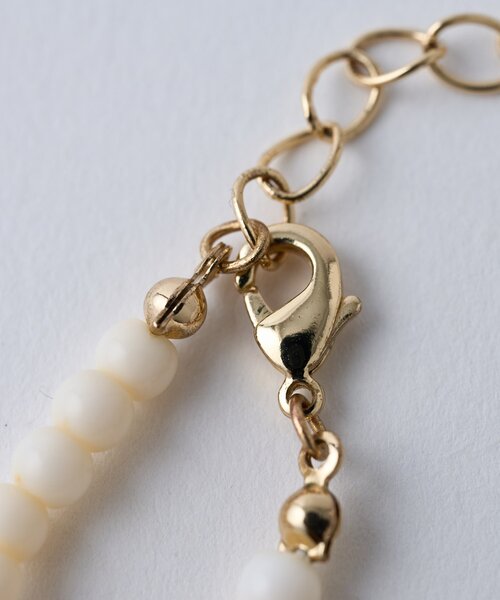 DISCOAT（ディスコート）の「【amulle by DISCOAT】カラービーズネックレス（ネックレス・レディース・レッド/アイボリー/ブラック・FREE）」の5枚目の写真