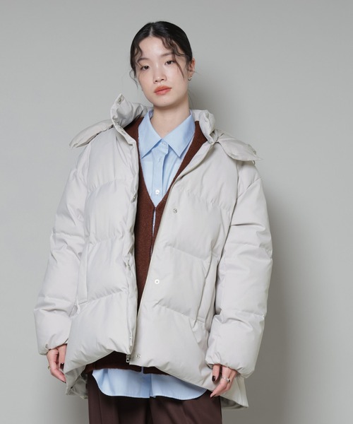 【美品】パタゴニア ダウンコート Aライン　ホワイトに近いグレー レア色 Patagonia パタゴニア ウィズイット ロングダウンコート ダウン