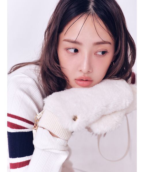 り*り様 LILY BROWN / MARY QUANT G. Beige ファ り*り様 LILY BROWN / MARY QUANT G. Beige ファ り*り様 LILY BROWN