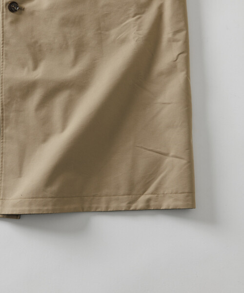 FREAK'S STORE（フリークスストア）の「リバーシブル ウール混 フランネル チェック バルマカーン コート / Reversible Balmacaan Coat（ステンカラーコート・メンズ・ベージュ/ブラック・MEDIUM/LARGE）」の10枚目の写真