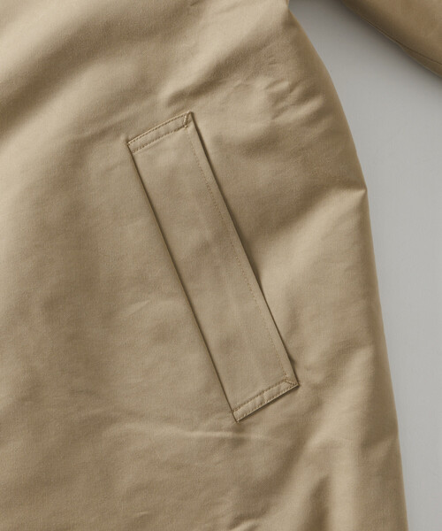 FREAK'S STORE（フリークスストア）の「リバーシブル ウール混 フランネル チェック バルマカーン コート / Reversible Balmacaan Coat（ステンカラーコート・メンズ・ベージュ/ブラック・MEDIUM/LARGE）」の11枚目の写真