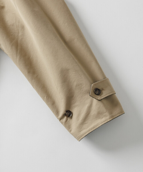 FREAK'S STORE（フリークスストア）の「リバーシブル ウール混 フランネル チェック バルマカーン コート / Reversible Balmacaan Coat（ステンカラーコート・メンズ・ベージュ/ブラック・MEDIUM/LARGE）」の12枚目の写真