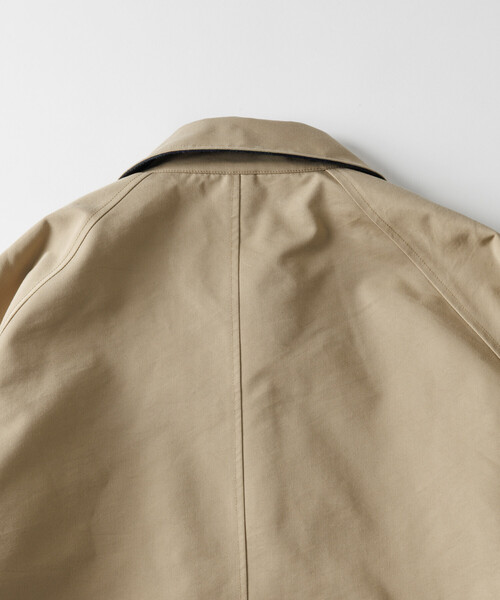 FREAK'S STORE（フリークスストア）の「リバーシブル ウール混 フランネル チェック バルマカーン コート / Reversible Balmacaan Coat（ステンカラーコート・メンズ・ベージュ/ブラック・MEDIUM/LARGE）」の16枚目の写真