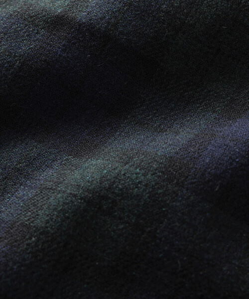 FREAK'S STORE（フリークスストア）の「リバーシブル ウール混 フランネル チェック バルマカーン コート / Reversible Balmacaan Coat（ステンカラーコート・メンズ・ベージュ/ブラック・MEDIUM/LARGE）」の21枚目の写真