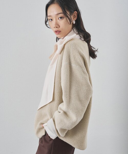 Whim Gazette（ウィムガゼット）の「ピグメントスウェットプルオーバー（スウェット・レディース・サックスブルー/グレイッシュベージュ/レッド/ブラウン・FREE）」の10枚目の写真