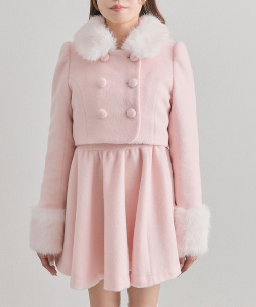 OLIVE des OLIVE（オリーブデオリーブ）の「【インフルエンサー企画】miko merry jacket（テーラードジャケット・レディース・ピンク/ブラック・FREE）」の3枚目の写真