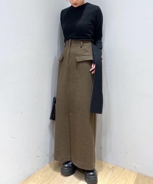 フロントポケットナロースカート（スカート）｜STYLEMIXER（スタイル