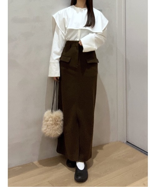 セール】フロントポケットナロースカート（スカート）｜STYLEMIXER