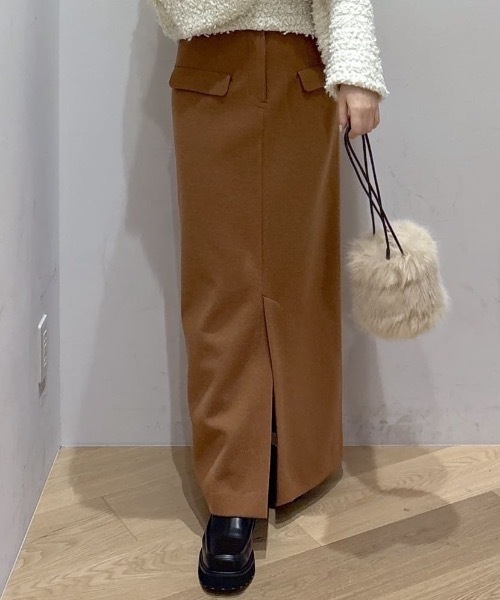 フロントポケットナロースカート（スカート）｜STYLEMIXER（スタイル