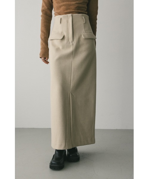 フロントポケットナロースカート STYLEMIXER | フロントポケットナロースカート (スカート(ロング