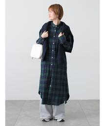 Lugnoncure | アソート起毛シャツワンピース(ワンピース)