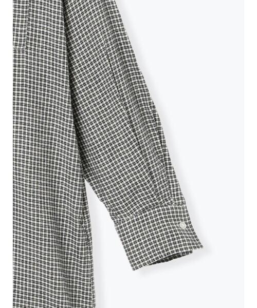 Lugnoncure（ルノンキュール）の「アソート起毛シャツワンピース（ワンピース・レディース・ネイビー/マスタード/オフホワイト/ブラック・F）」の15枚目の写真