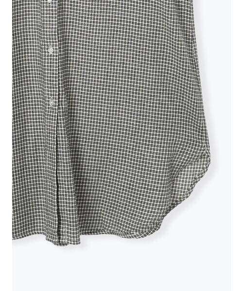 Lugnoncure（ルノンキュール）の「アソート起毛シャツワンピース（ワンピース・レディース・ネイビー/マスタード/オフホワイト/ブラック・F）」の16枚目の写真