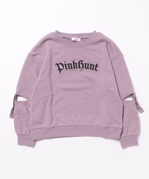 PINKHUNT(ピンクハント)の「PINKHUNT ピンクハント ロゴワッペントレーナー 1153K(スウェット・キッズ・ブラック/パープル・130cm/140cm/150cm/160cm/120cm)」の13枚目の写真