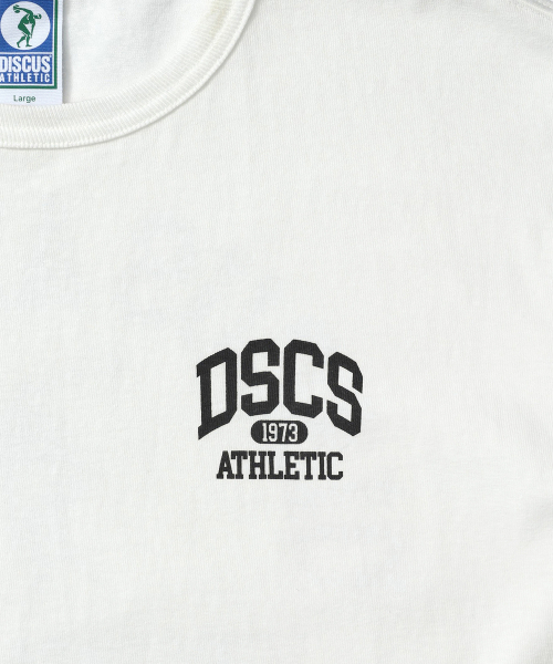 DISCUS ATHLETIC(ディスカス アスレチック)の「ヘビーウェイト DCSC スモールロゴTシャツ オフホワイト(Tシャツ/カットソー・メンズ・その他・MEDIUM/LARGE/X-LARGE/XX-LARGE)」の10枚目の写真