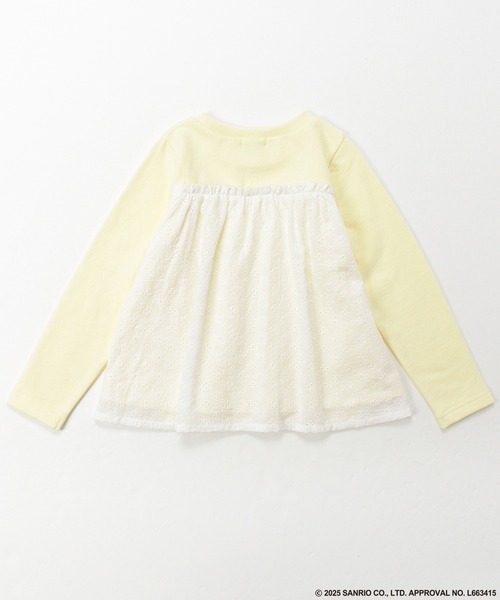 HAKKA KIDS（ハッカキッズ）の「【ハッカキッズ×サンリオキャラクターズ】ワンポイント刺繍裏毛トレーナー（スウェット・キッズ・チャコールグレー/ピンク/キナリ/イエロー・100cm/110cm/120cm/130cm）」の10枚目の写真