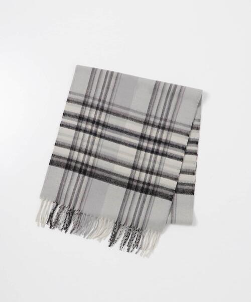 THE INOUE BROTHERS Brushed Scarf Check（マフラー）｜THE INOUE