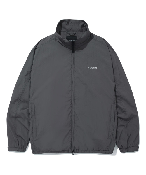 COVERNAT(カバーナット)の「コンフィナイロン トラックジャケット チャコール(ナイロンジャケット・レディース・その他・LARGE/MEDIUM/SMALL/X-LARGE/X-SMALL/XX-LARGE)」の3枚目の写真