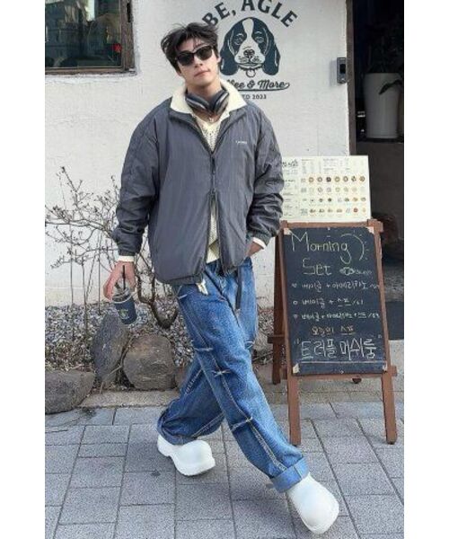 COVERNAT(カバーナット)の「コンフィナイロン トラックジャケット チャコール(ナイロンジャケット・レディース・その他・LARGE/MEDIUM/SMALL/X-LARGE/X-SMALL/XX-LARGE)」の16枚目の写真
