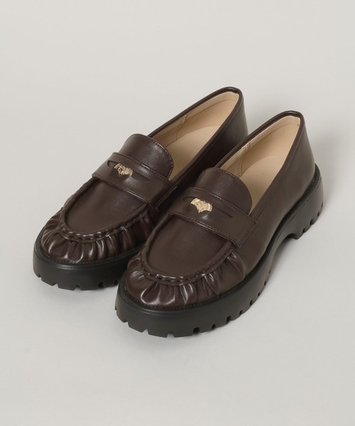 A part by(アパートバイ)の「ボリュームコインローファー(ローファー・レディース・ブラウン/ブラック・MEDIUM/LARGE)」の5枚目の写真