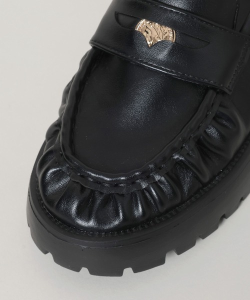 A part by(アパートバイ)の「ボリュームコインローファー(ローファー・レディース・ブラウン/ブラック・MEDIUM/LARGE)」の11枚目の写真