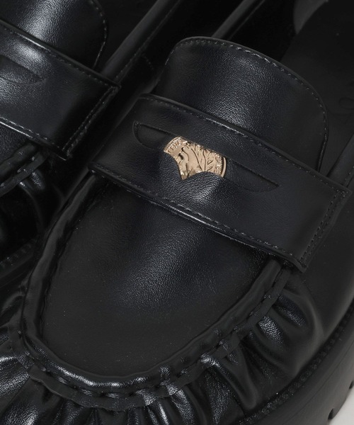 A part by(アパートバイ)の「ボリュームコインローファー(ローファー・レディース・ブラウン/ブラック・MEDIUM/LARGE)」の12枚目の写真