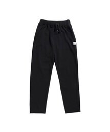WHラベルストリングワイドスウェットパンツ（ブラック）