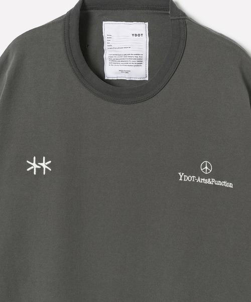 YDOT(ワイドット)の「【YDOT】MELT HOLE ARCHITECTURAL TSHIRT(スウェット・メンズ・カーキ・M/L)」の3枚目の写真