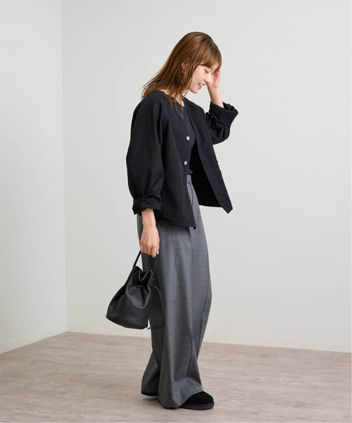 FRAMeWORK（フレームワーク）の「≪WEB限定 / 追加≫MORMYRUS/モルミルス 巾着バッグ 2（ハンドバッグ・レディース・ブラック・FREE）」の4枚目の写真