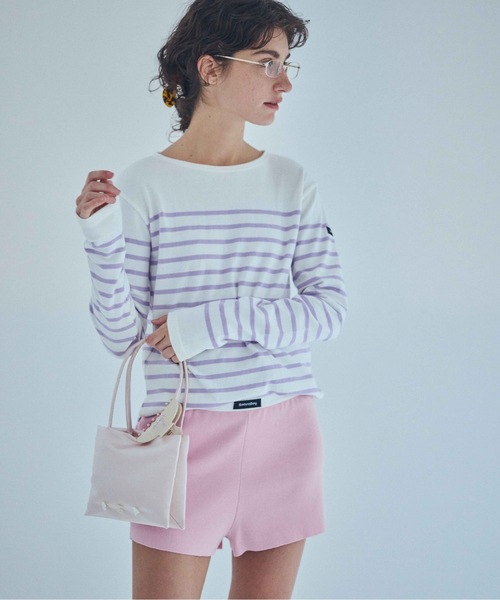 SEA（シー）の「SEAサテンミニトートバッグ（トートバッグ・レディース・ピンク/ブラック・ONE SIZE）」の2枚目の写真