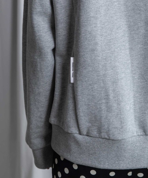 MARECHAL TERRE(マルシャルテル)の「レース切替えスウェットトップス(Tシャツ/カットソー・レディース・レッド/ホワイト/ブラック/グレー・MEDIUM)」の21枚目の写真