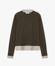 Layered Long Sleeve KHAKI