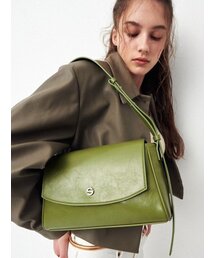 capture bag mini - crinkle olive