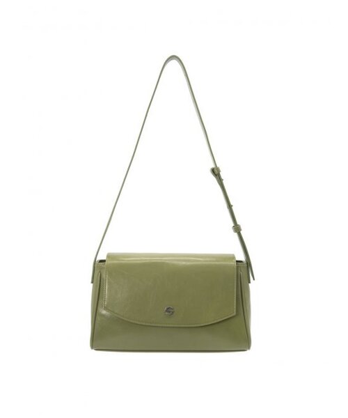 SEMICODE(セミコード)の「capture bag mini - crinkle olive(メッセンジャーバッグ・レディース・その他・FREE)」の5枚目の写真