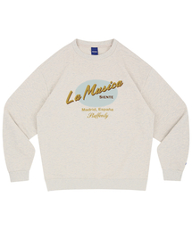 LA MUSICA SWEATSHIRTS 01 (MELANGE IVORY)