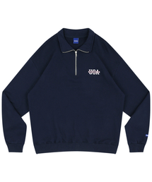 STAFF ONLY（スタッフオンリー）の「USA HALF ZIP-UP (NAVY)（スウェット）」