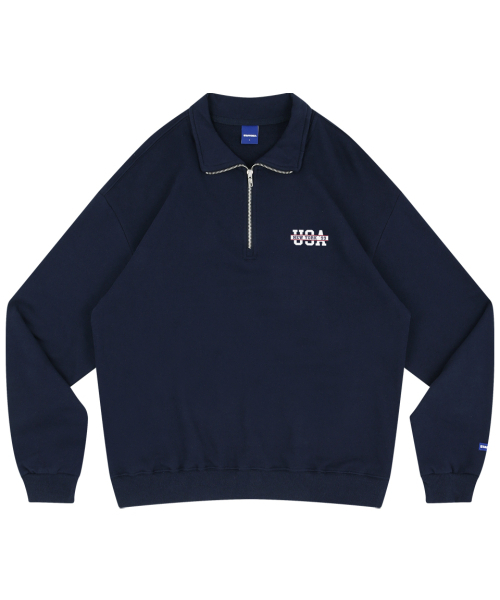 STAFF ONLY(スタッフオンリー)の「USA HALF ZIP-UP (NAVY)(スウェット・メンズ・その他・SMALL/MEDIUM/LARGE)」の1枚目の写真