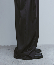 YOUTH（ユース）の「Strap Wide Trousers-Dark Brown（その他パンツ）」