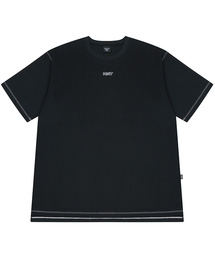 KINETICLO（キネティクロ）の「Double Stitch Short Sleeve T-Shirt (BLACK)（Tシャツ/カットソー）」