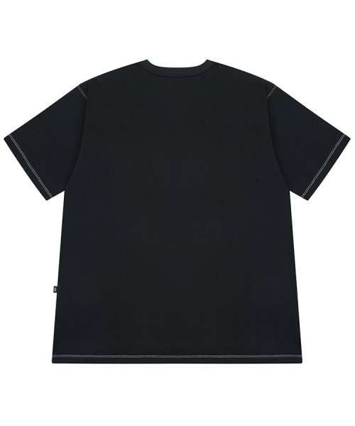 KINETICLO(キネティクロ)の「ダブルステッチ半袖Tシャツ(ブラック)(Tシャツ/カットソー・メンズ・その他・MEDIUM/LARGE)」の3枚目の写真