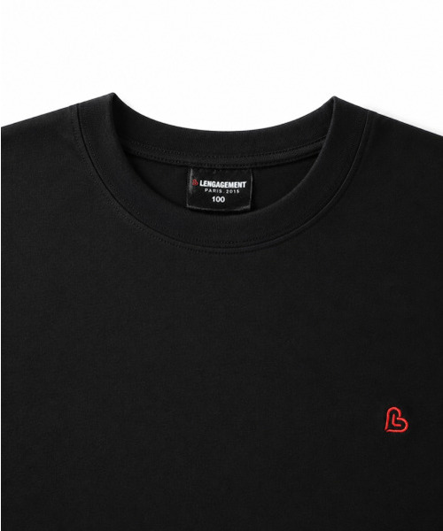 LENGAGEMENT（ランガージュマン）の「スモールハートリラックスフィットモーダル半袖Tシャツ[ブラック]（Tシャツ/カットソー・レディース・その他・MEDIUM/LARGE/X-LARGE）」の3枚目の写真