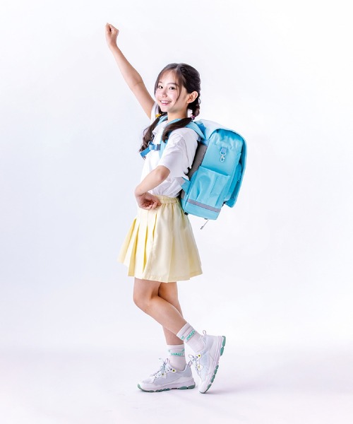 BACKYARD FAMILY（バックヤードファミリー）の「RAKUSACK JUNIOR PLUS 101351 100・小（ランドセル・キッズ・ブラック/カーキ/アクア/キャメル/レッド/ネイビー/ラベンダー・100cm/小）」の4枚目の写真