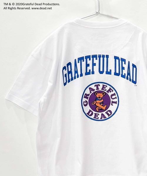 Grateful Dead（グレイトフルデッド）の「【GRATEFUL DEAD/グレイトフルデッド】オーバーサイズ Tシャツ（Tシャツ/カットソー・キッズ・チャコール/ネイビー/ホワイト系その他/ブラック/グレー系その他/オフホワイト/杢グレー/ダークグリーン・110/120/130/140/150/160）」の2枚目の写真